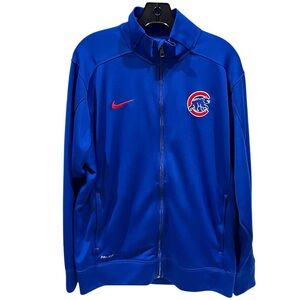 Chicago Cubs Nike Full Zip Dri Fit Sweatshirt Size Large